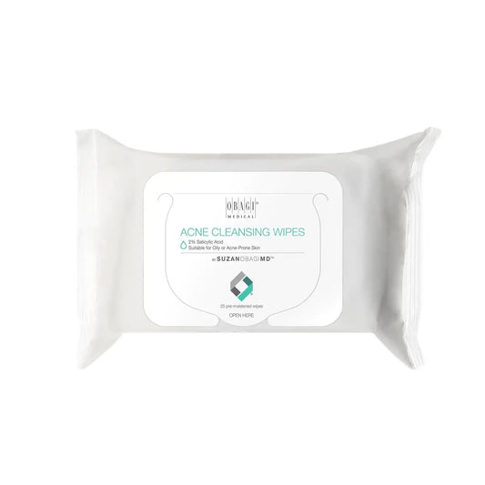 SUZANOBAGIMD­ Acne Cleansing Wipe: Pre-Moistened & Textured
